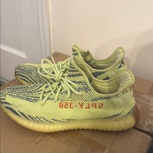 Men’s Yeezy Boost 350 V2 - Yellow and Blue